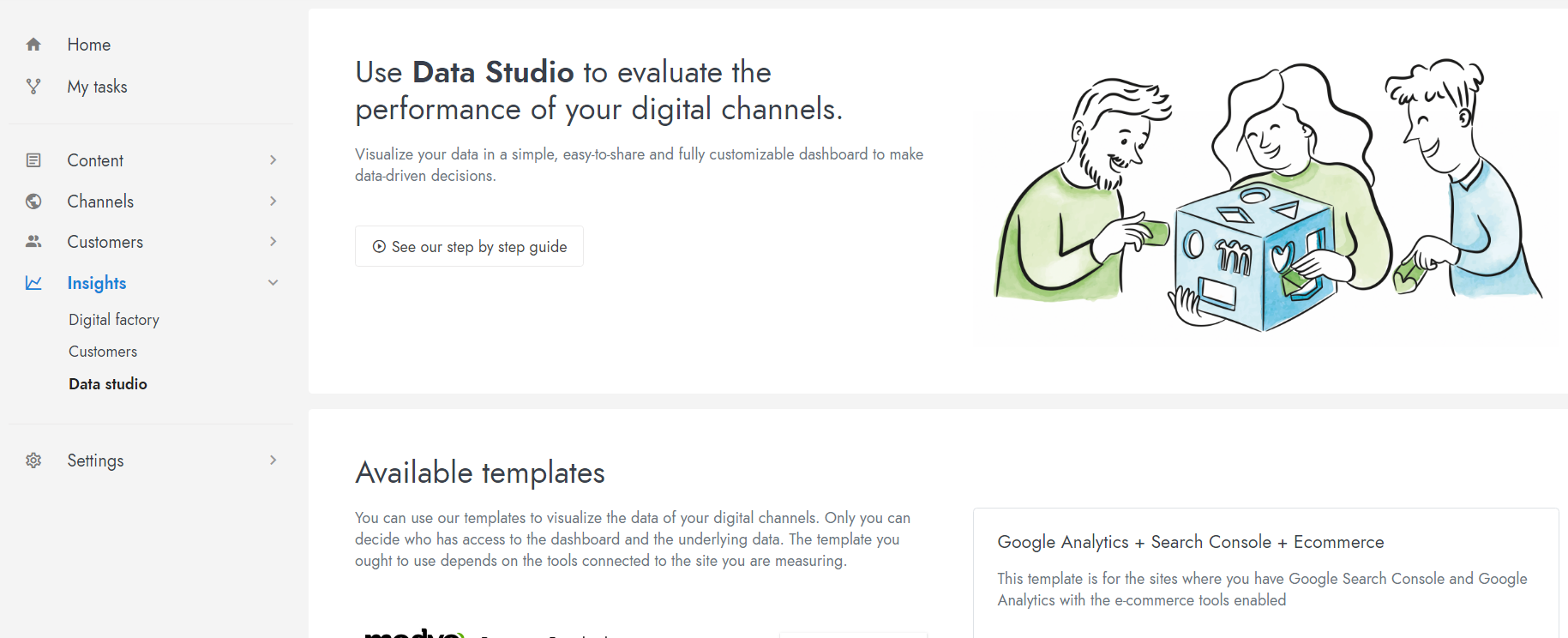 Modyo Insights with Data Studio | Modyo Docs