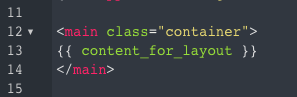 Image with the HTML code for main.