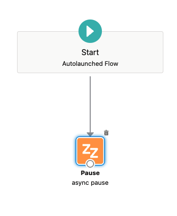 Image connecting the Autolaunched Flow to the Async Pause.